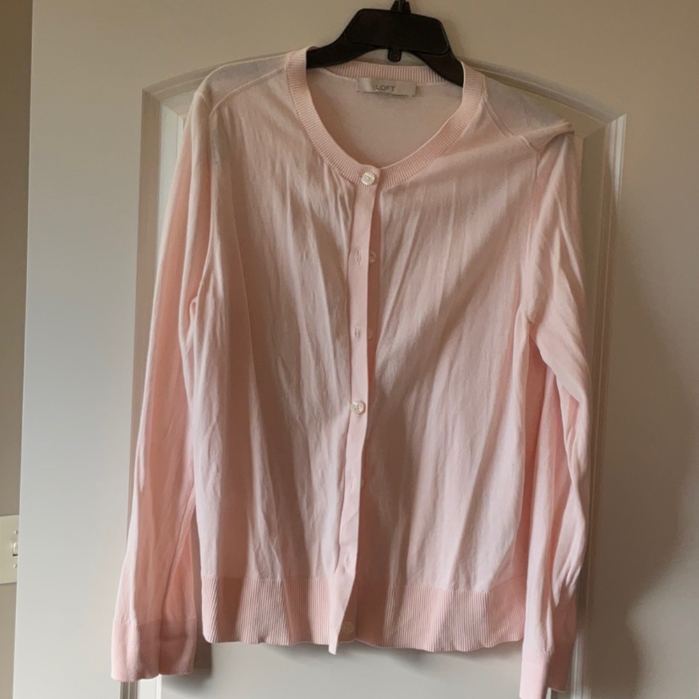Icy pink cardigan